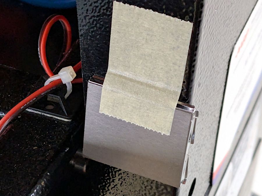 Laser lid interlock sensor - bypassed