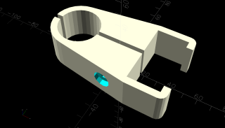 Monitor Mount: USB Hub Clamp