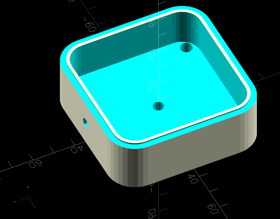 Stack Light Mount base - solid model