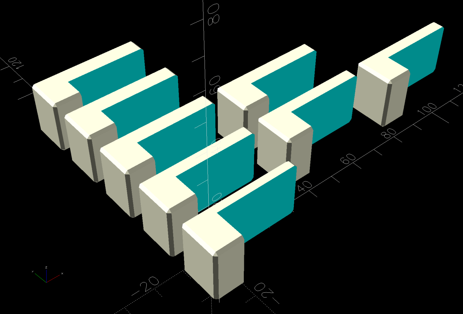 HQ Sixteen - table shims - solid model