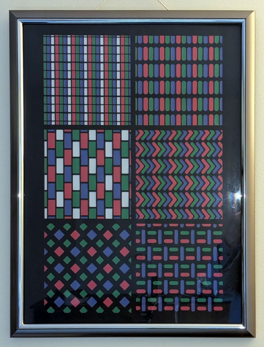 SubPixel Zoo - wall hanging