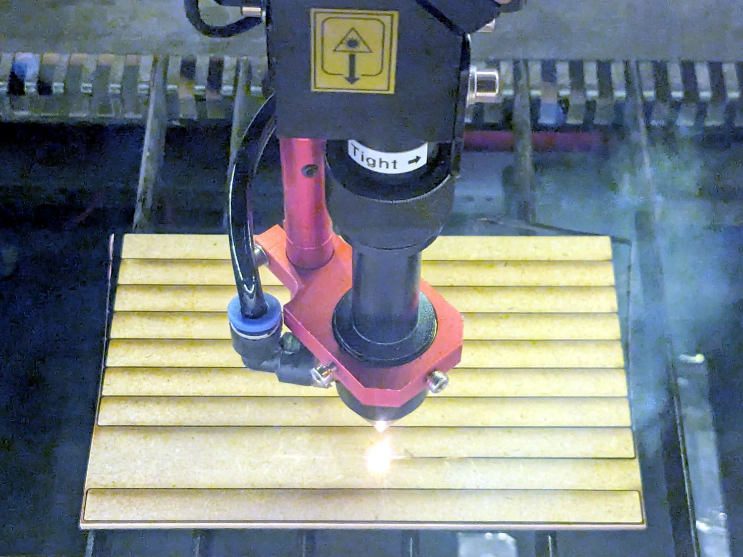 Wire Shelf Shim - laser cutting