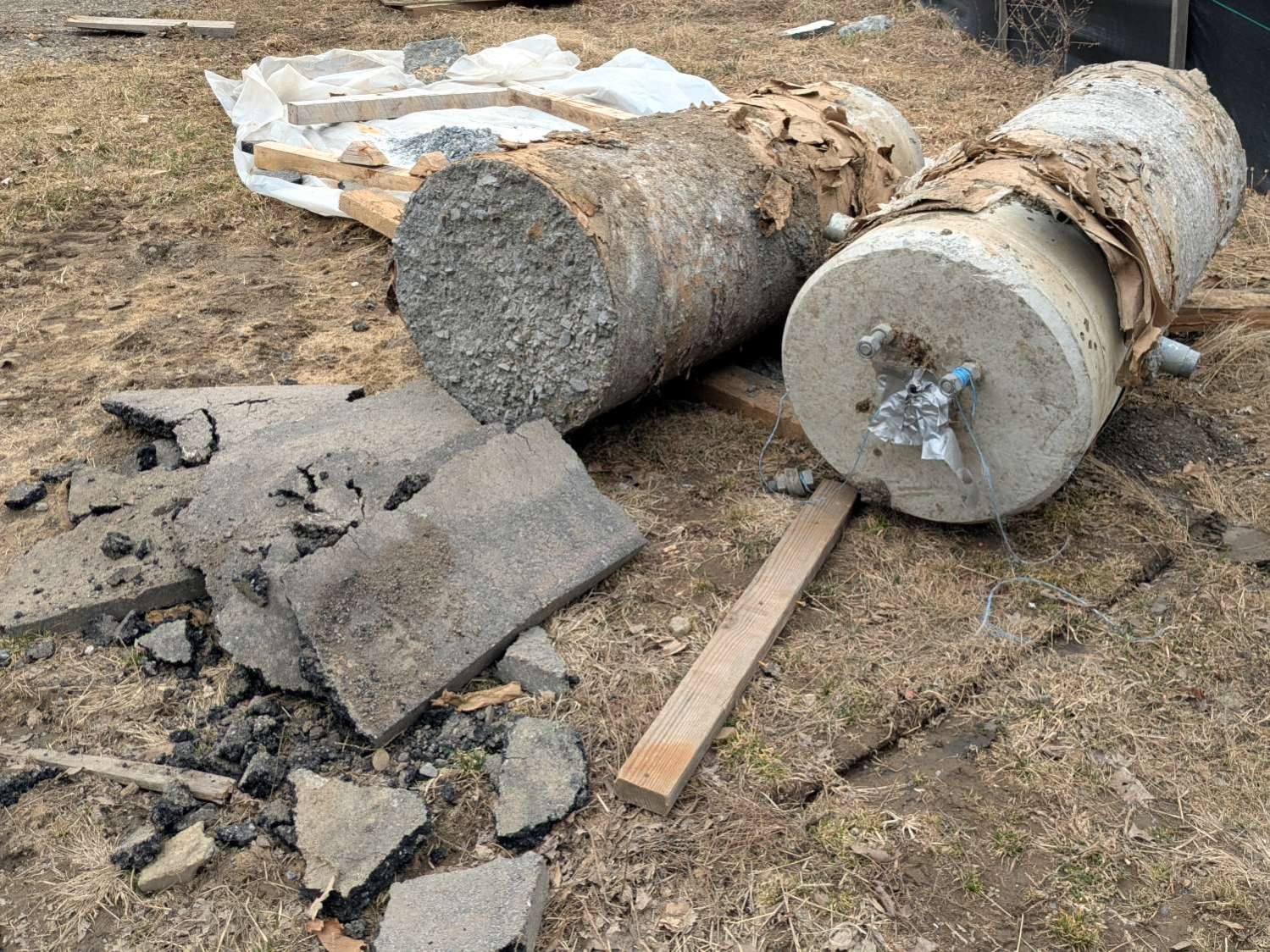 Street Lamp Base - excavated