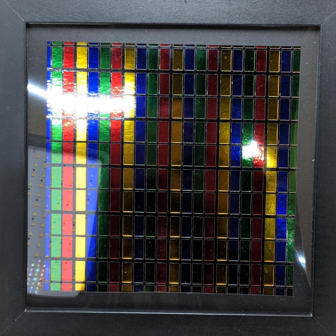 Metallic layered paper - RGBY subpixels