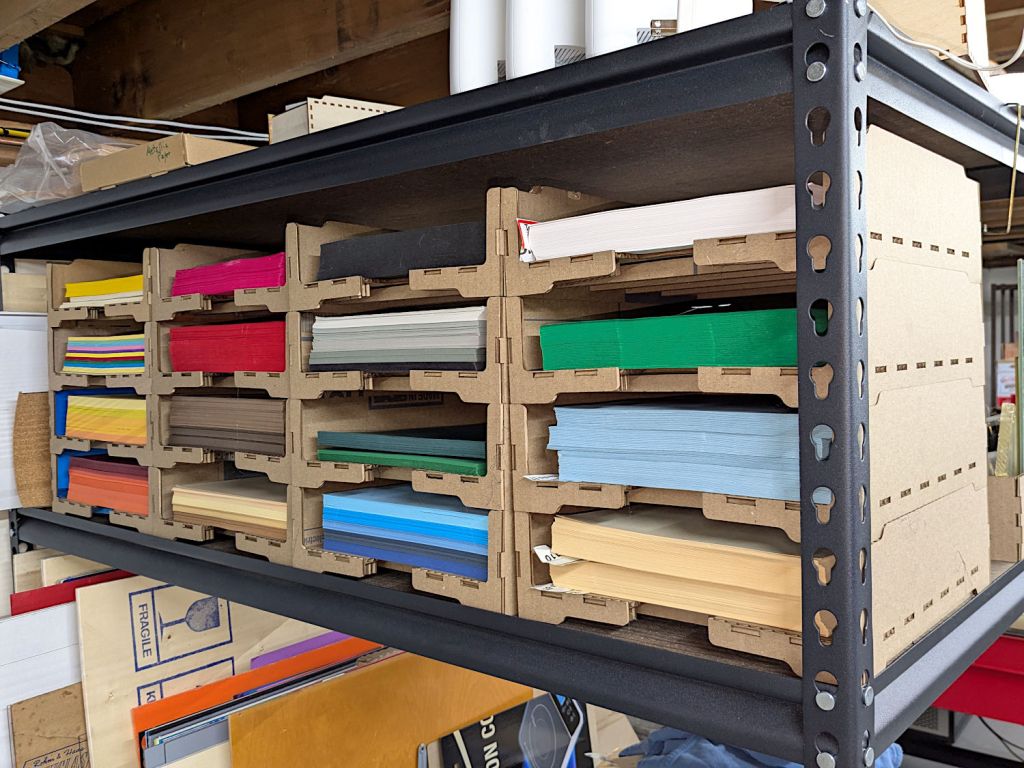 Laser Cutter: Letter Paper Storage&nbsp;Trays