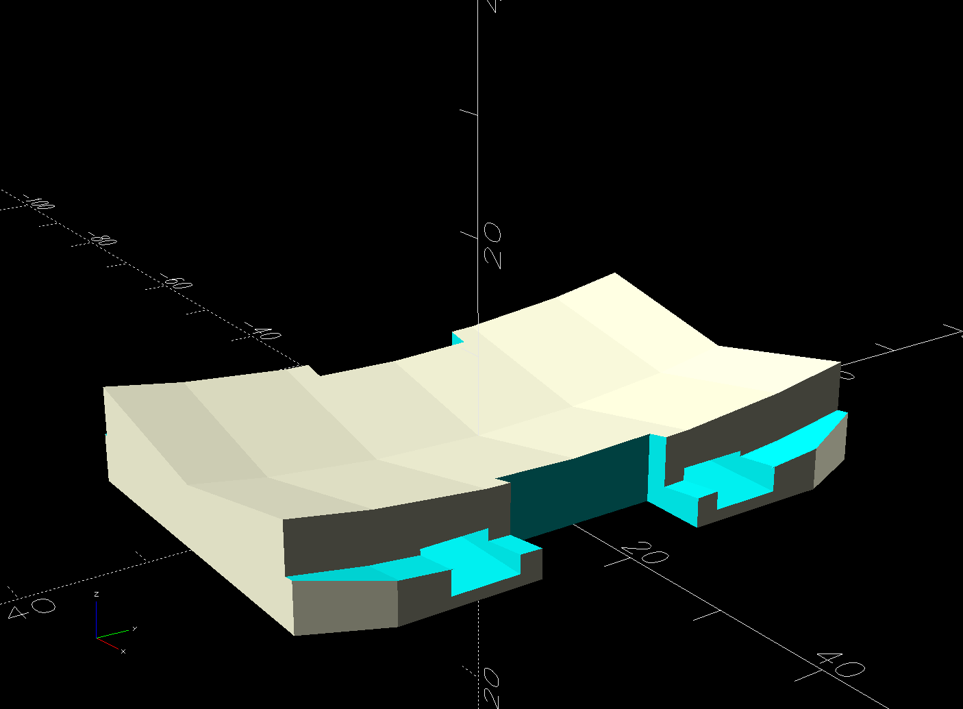 AS30 helmet mount - solid model