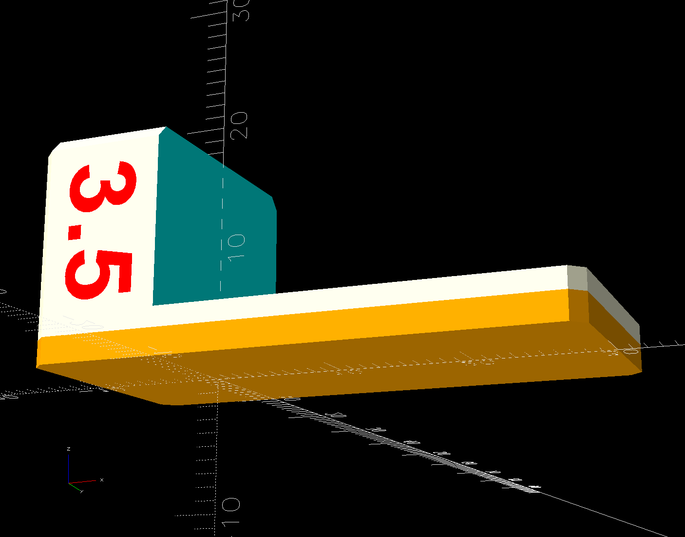 HQ Sixteen - table shims - solid model - padded