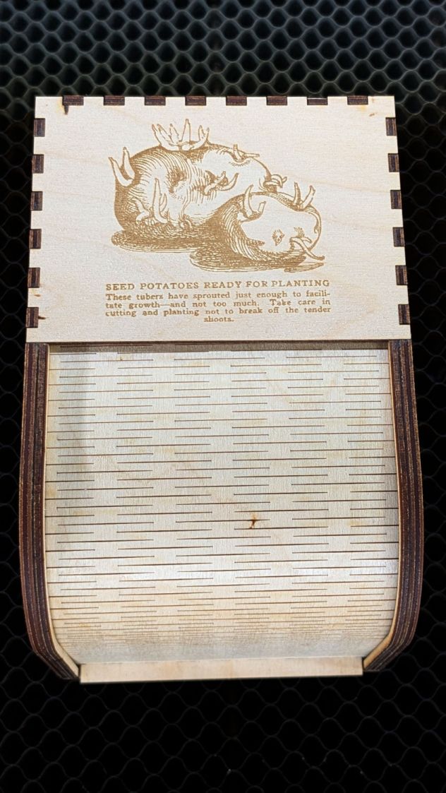 Potato Garage - engraved