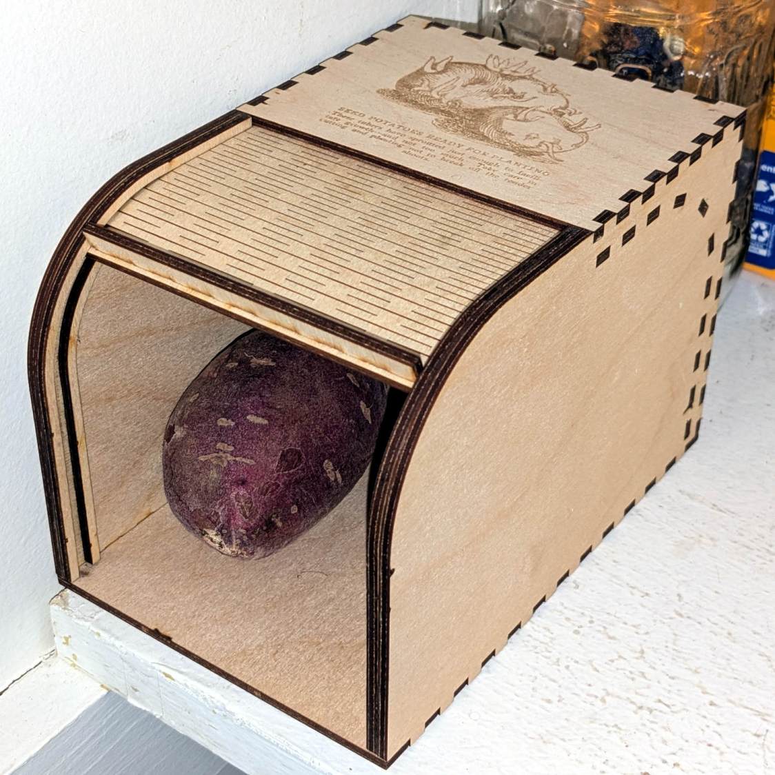 Potato Garage - installed