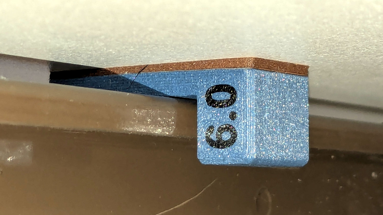 HQ Sixteen - padded table shim - installed