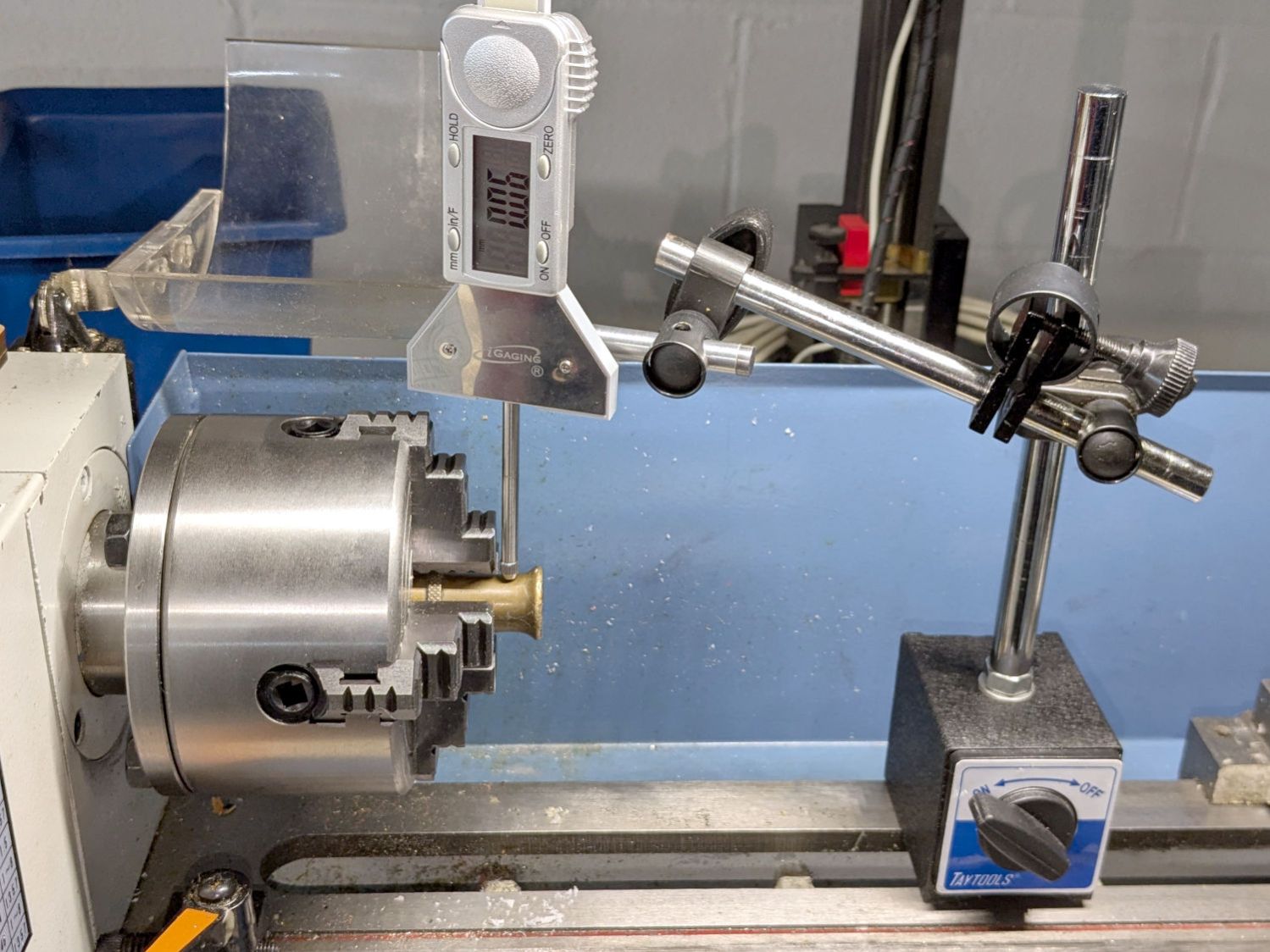 Champion hose nozzle - lathe centering