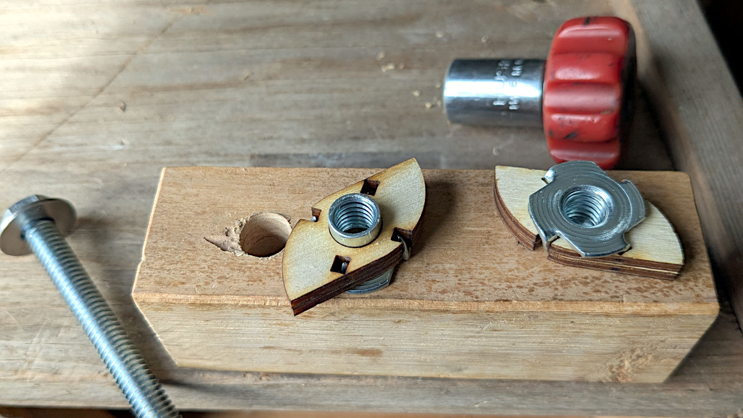 Bird Box window mount - nuts