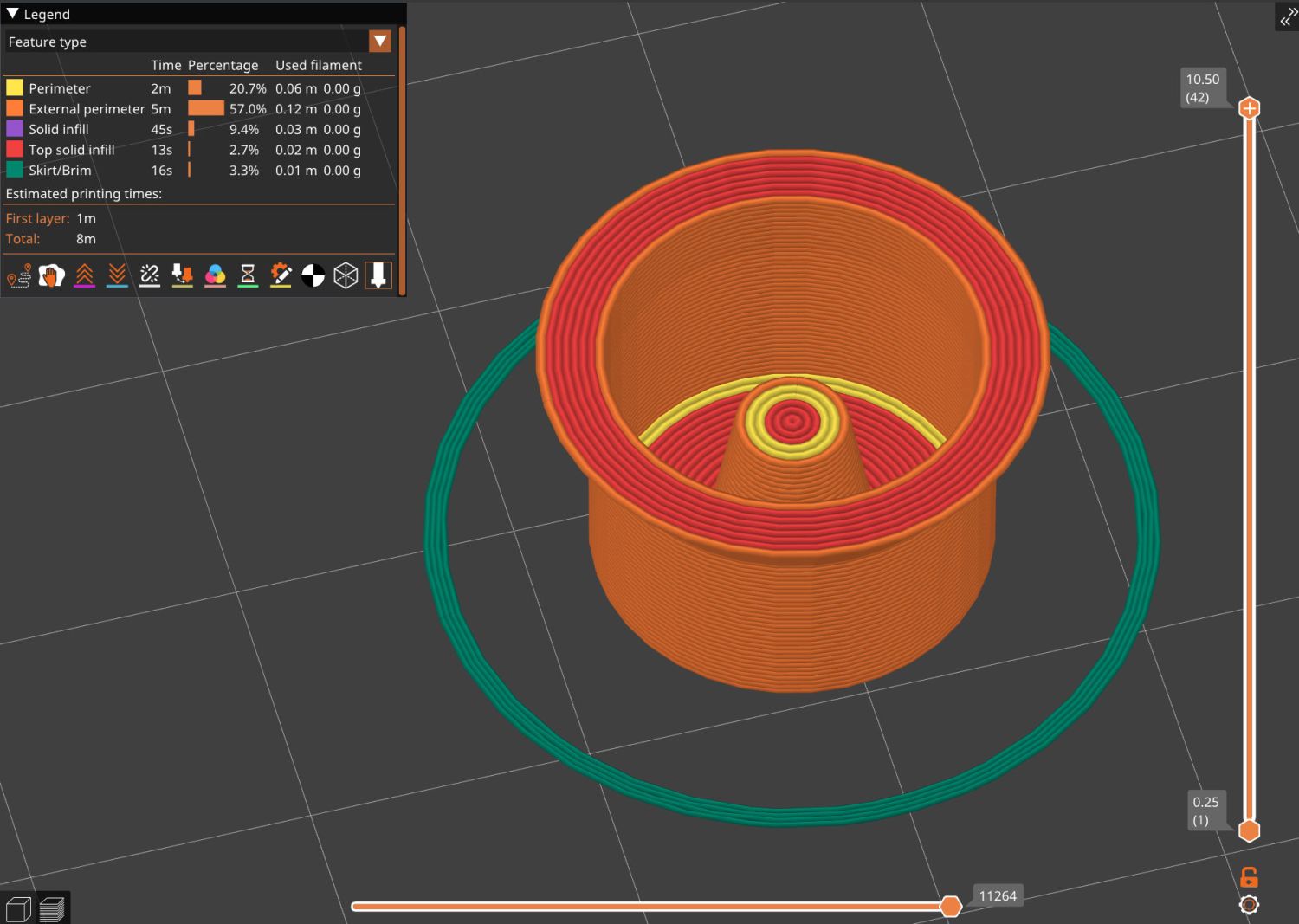 Anker LC-40 Flashlight Button - TPU PrusaSlicer