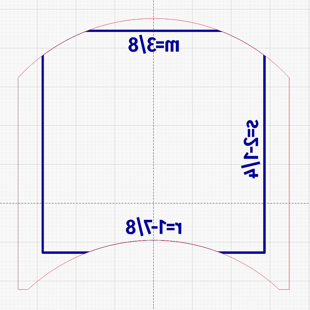 Judy Quilt - small arcs - LightBurn layout