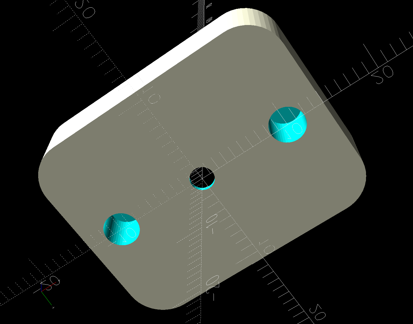 PC4 Fitting Plates - bottom - solid model