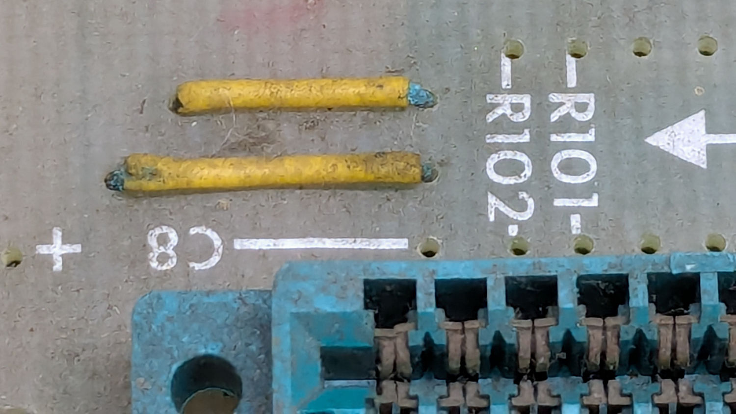 S-100 Bus backplane - jumper wire corrosion