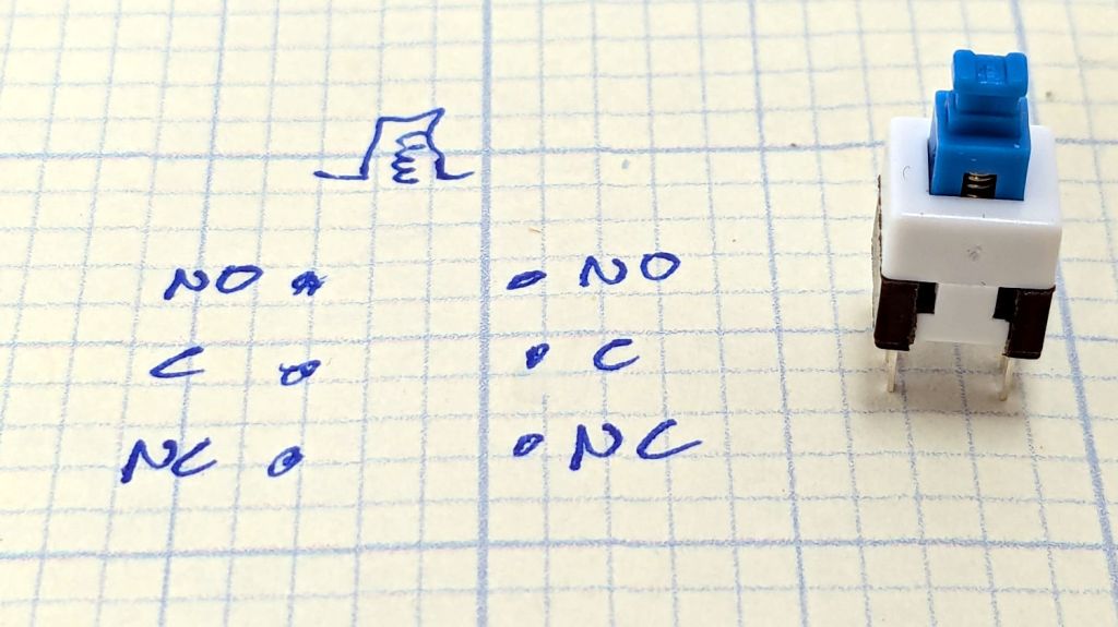 7 mm Tactile Switch&nbsp;Pinout