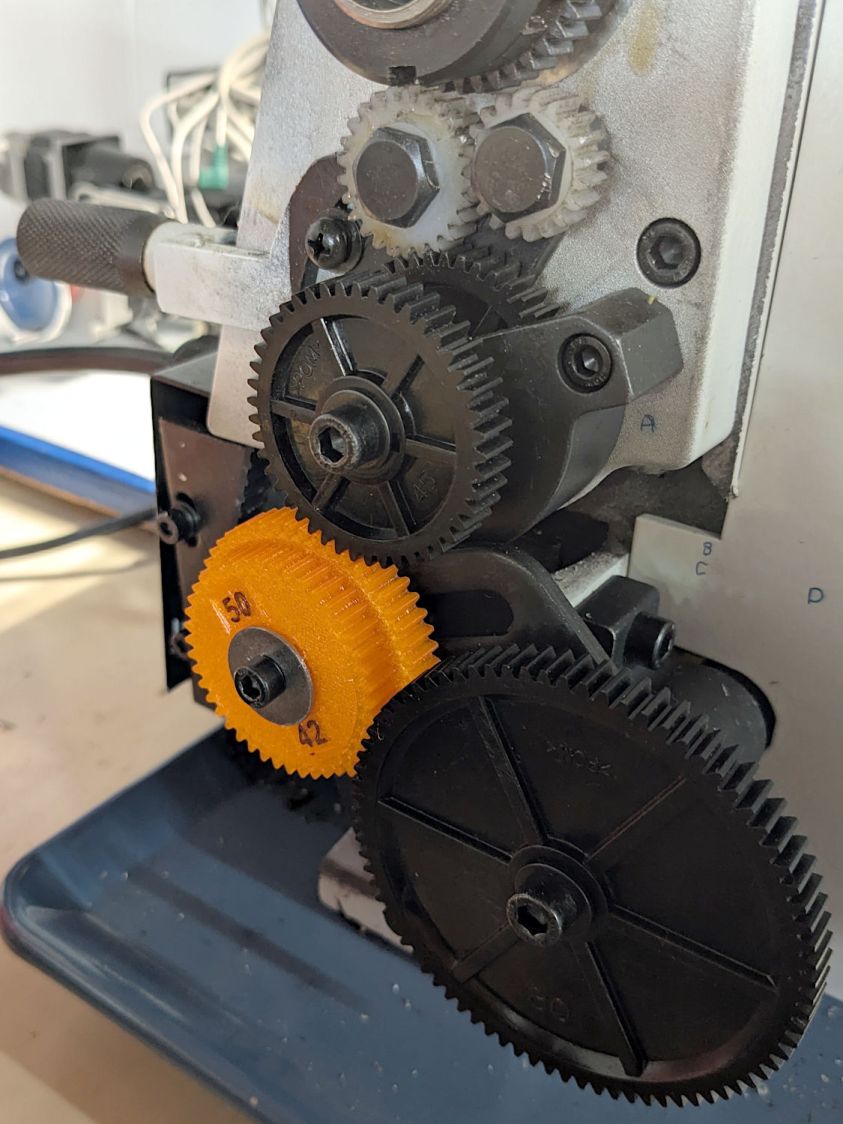 Anker LC-40 Flashlight - lathe change gear train