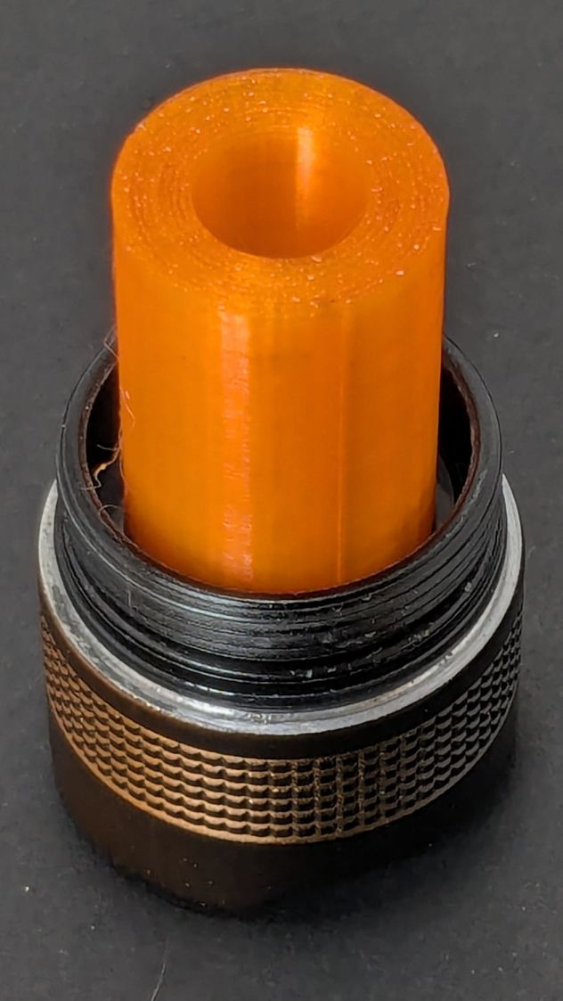 Anker LC-40 Flashlight - pin wrench in place