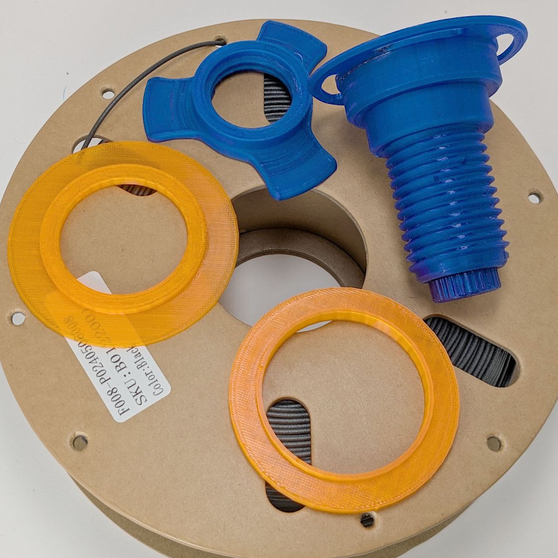 Filament spool washers - printed