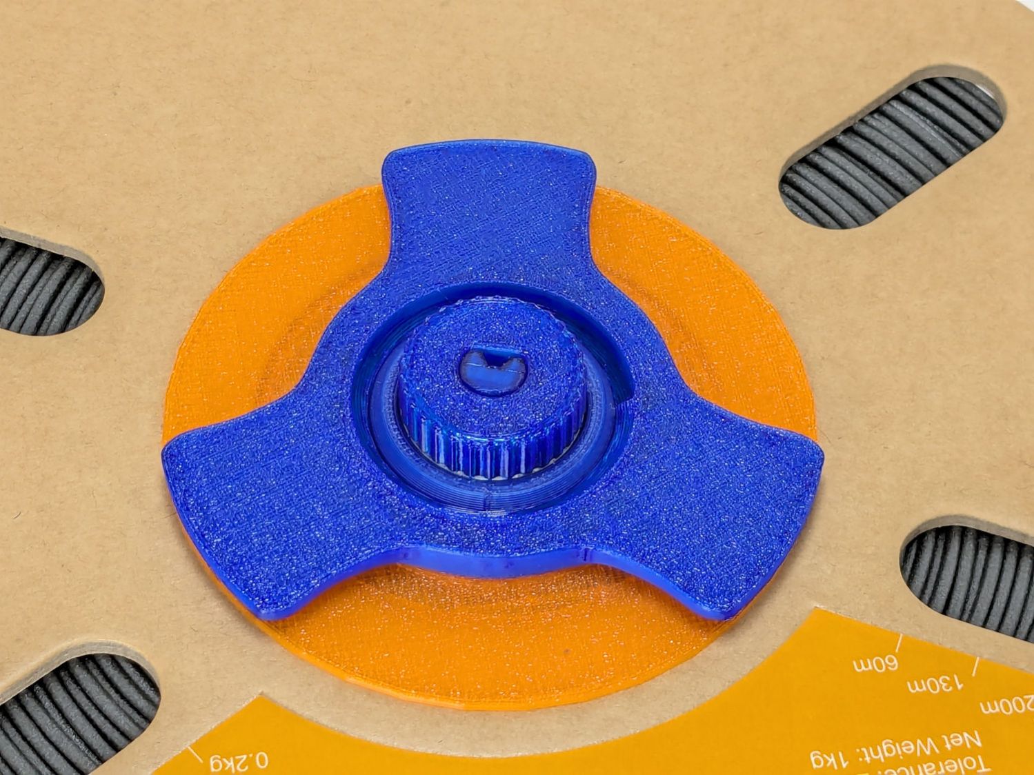 Filament spool washers - printed - nut side