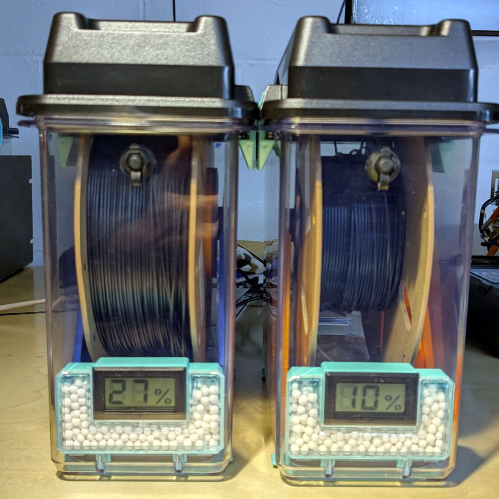 PolyDryer Humidity vs. Spool&nbsp;Fill