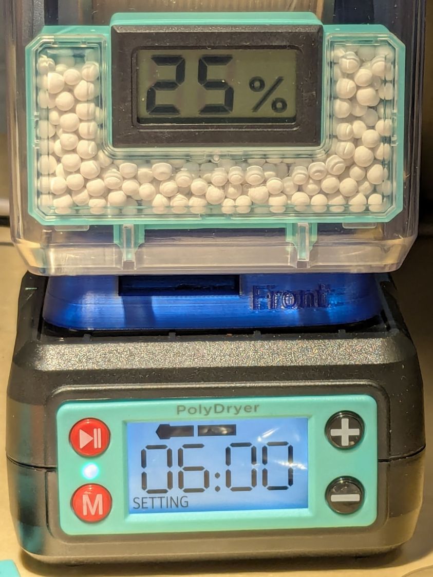 PolyDryer humidity - TPU after 14 hr