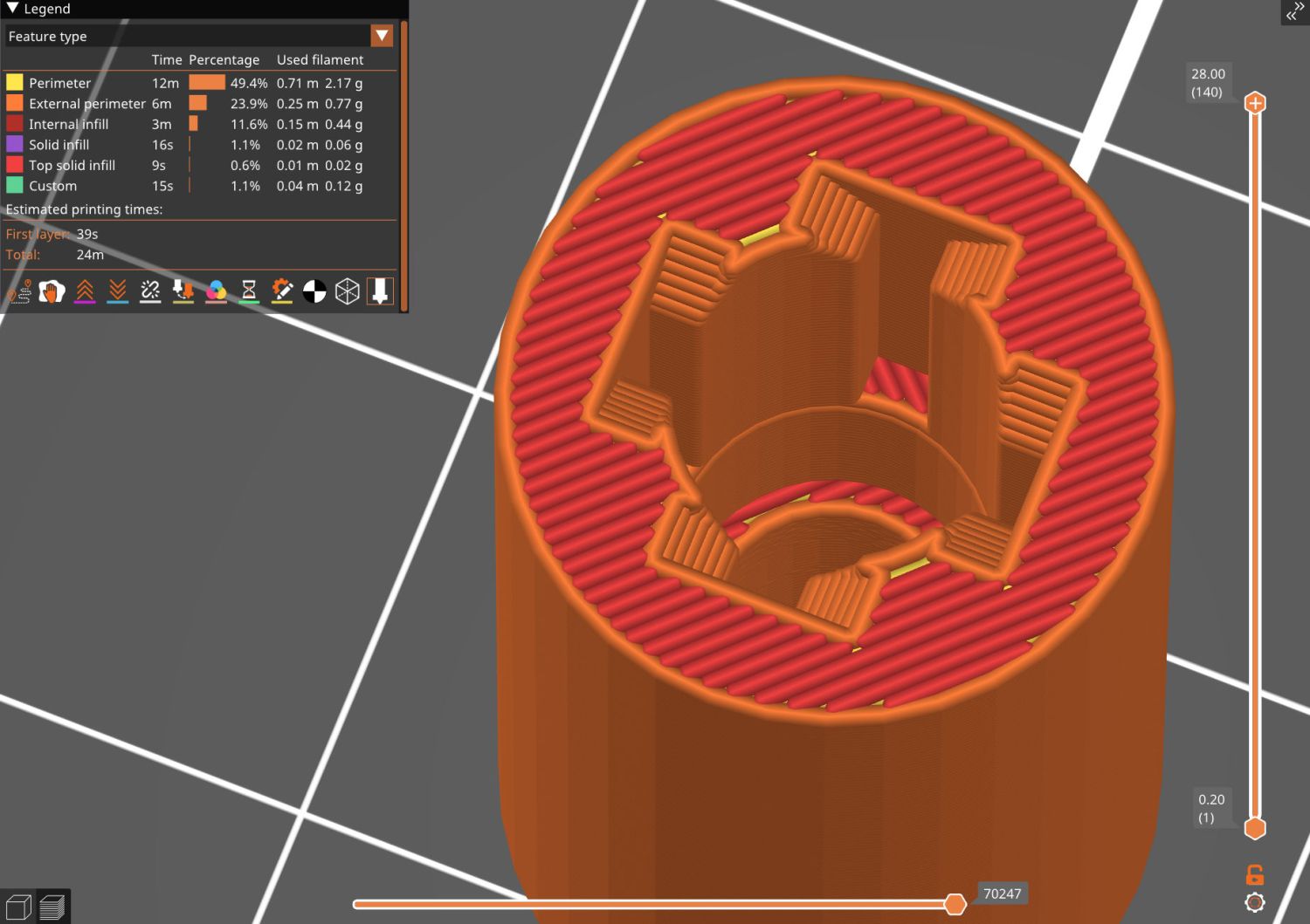 Stick Blender drive coupler - PrusaSlicer
