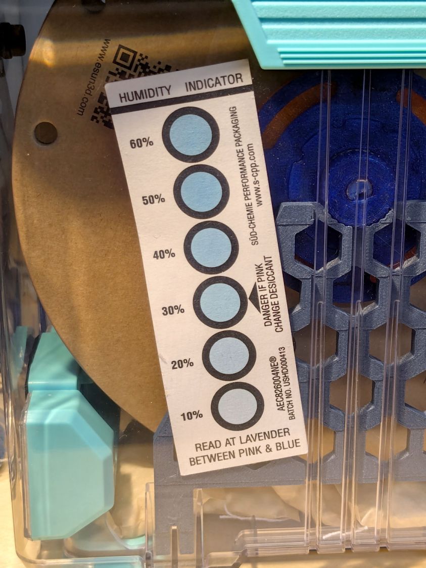PolyDryer TPU - humidity indicator card