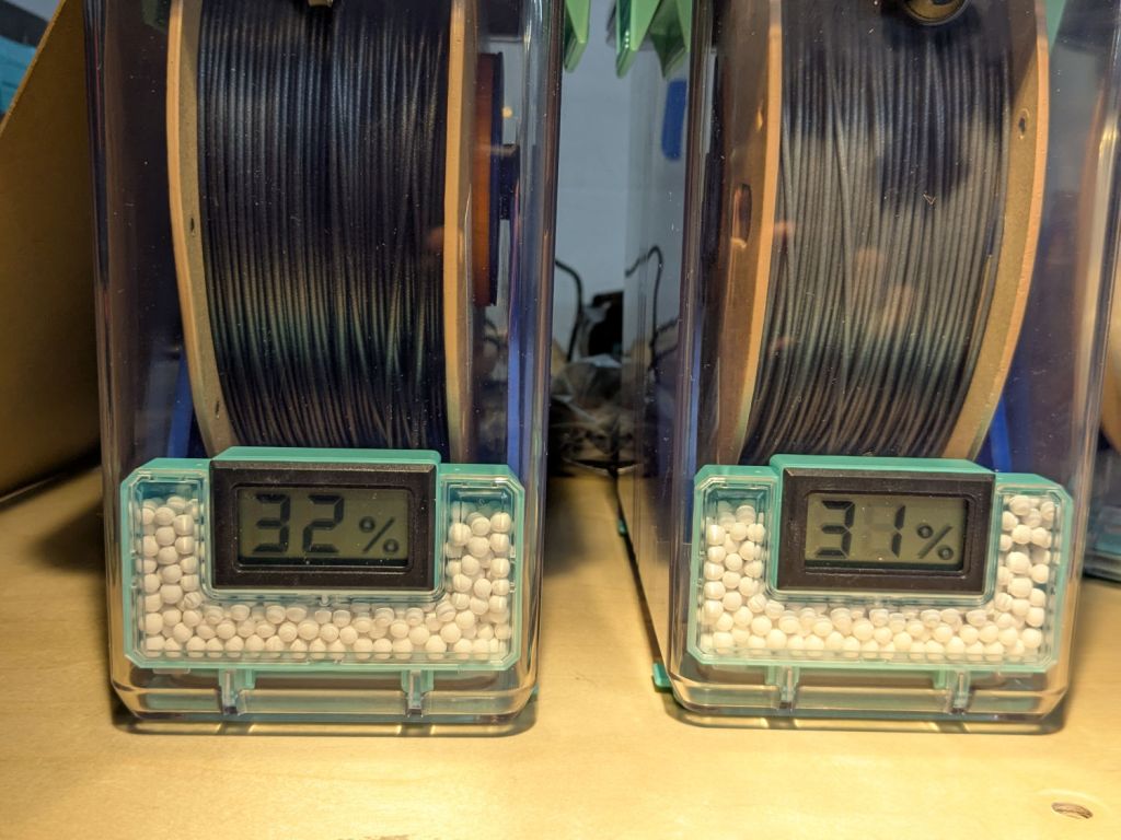 PolyDryer Humidity: Alumina vs.&nbsp;PETG-CF