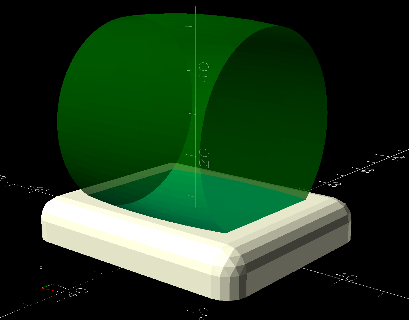 Rolling Bed Stops - solid model - show view