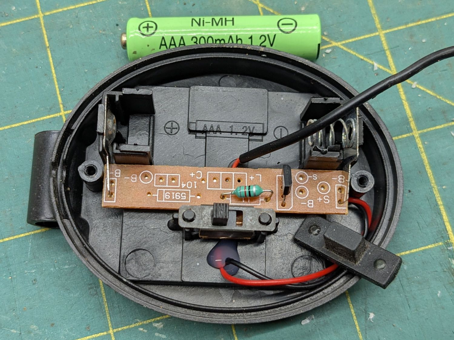 Solar garden light - internal