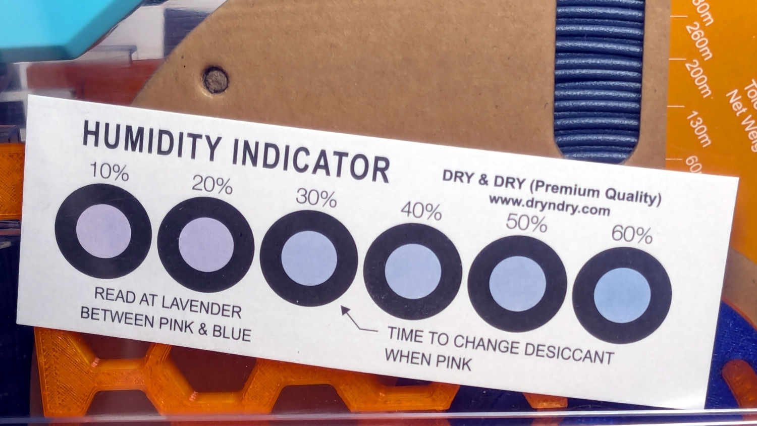 Polydryer - 20 pctRH - card - blue PETG-CF