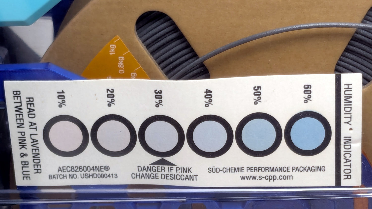 Polydryer - 28 pctRH - card - gray PETG-CF