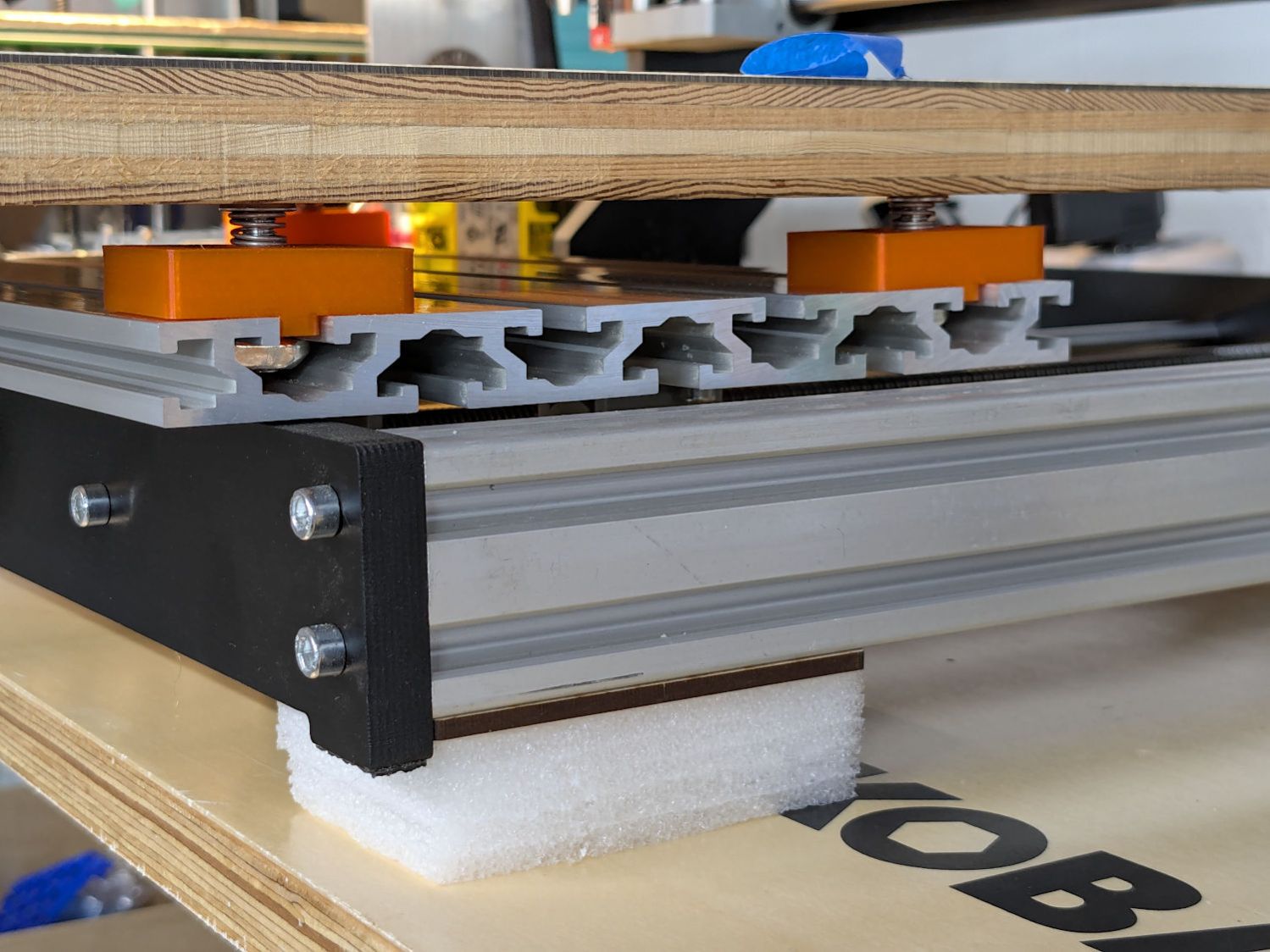 3018XL - foam foot pad - installed