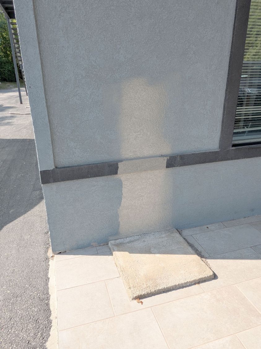 Renovations - paint underspray