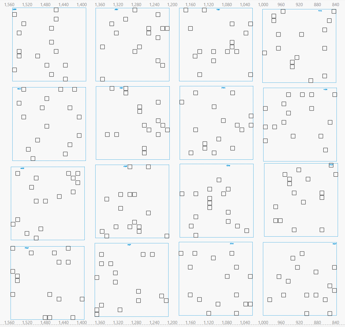 Random Blocks - 16x16 - LightBurn sheet separation