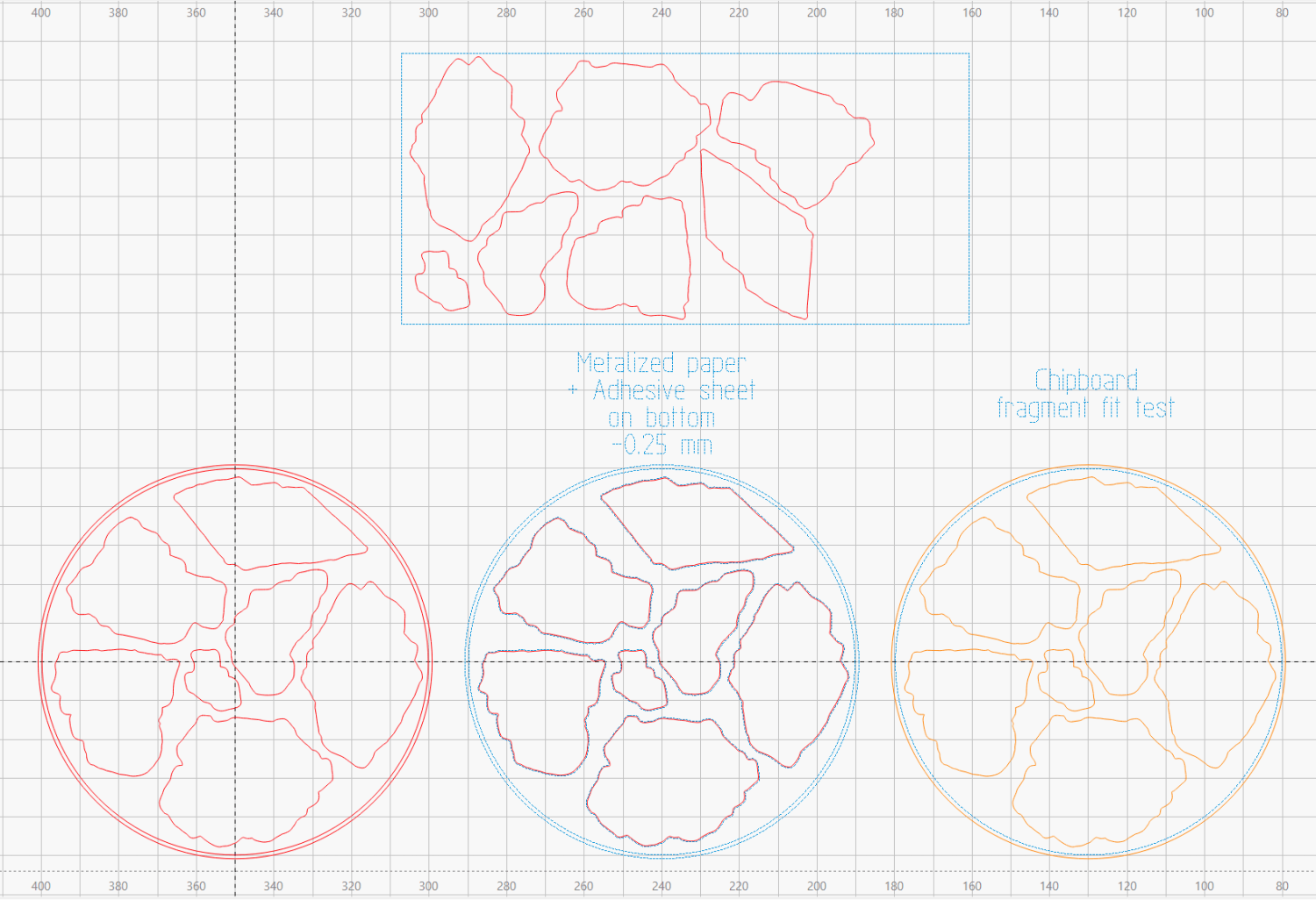 Printed Coaster Layout - LightBurn