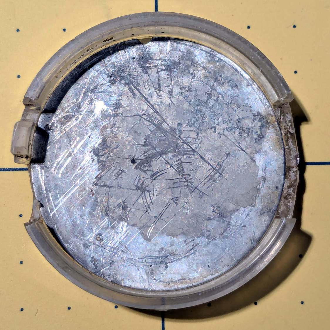 Delta 1400 Shower Faucet knob insert - rear