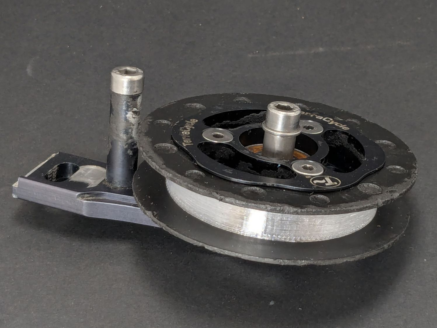 Terracycle Idler tire - installed