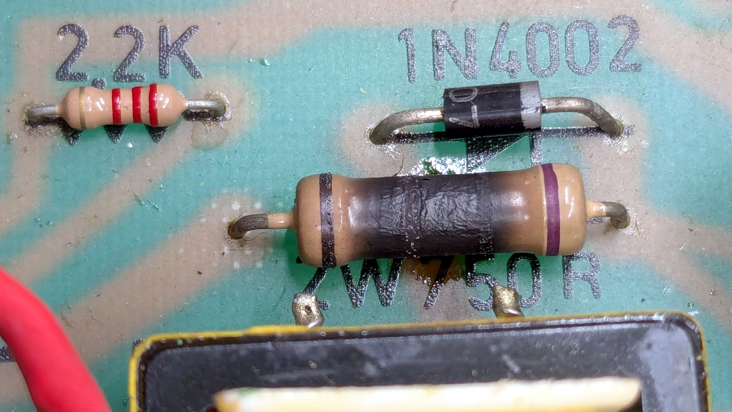 Branson 200 ultrasonic cleaner - charred resistor