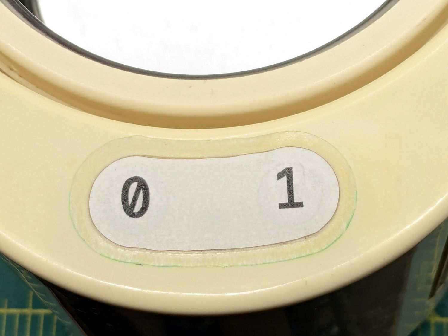 Branson 200 ultrasonic cleaner - replacement switch cover