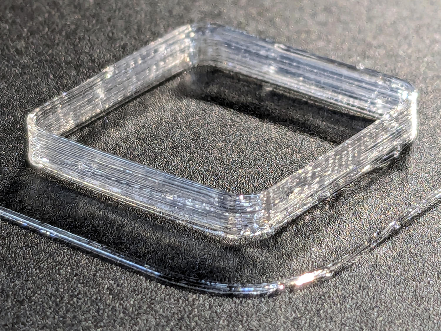 MakerGear M2 BuildTak - test square