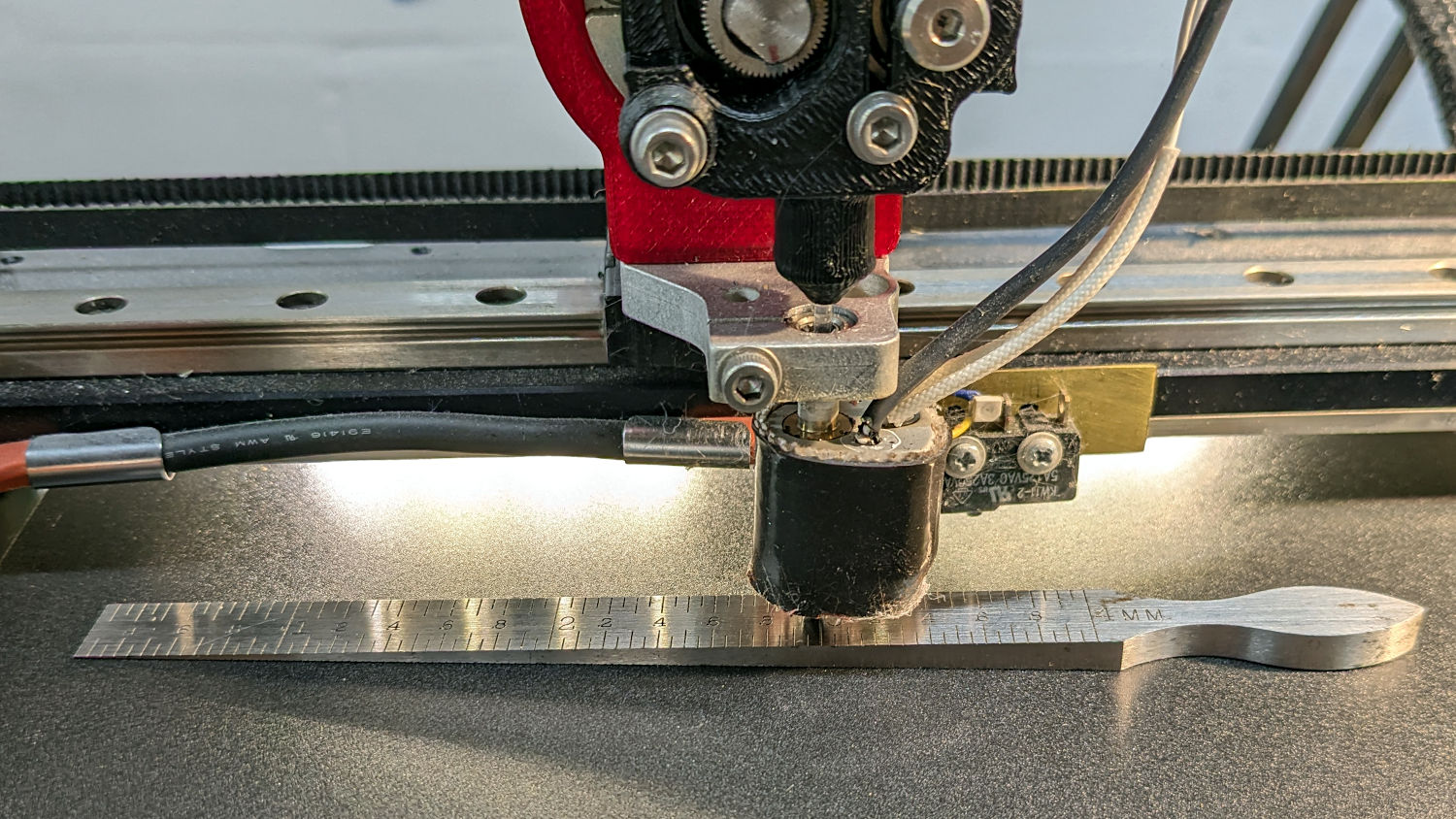 MakerGear M2 BuildTak - taper gauge