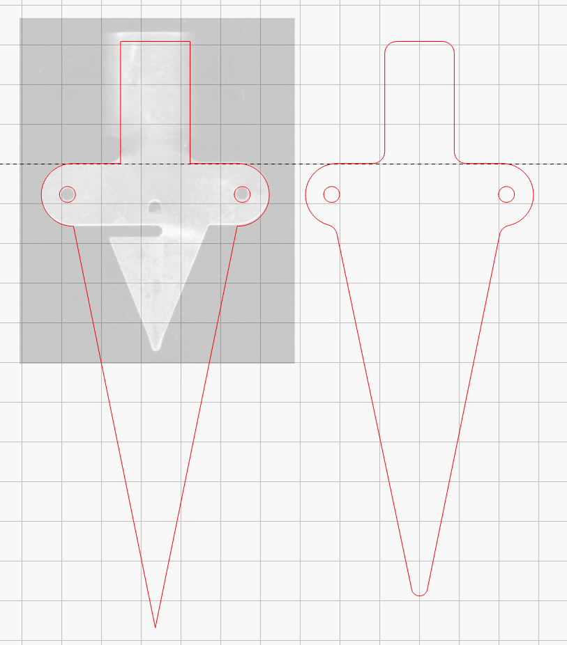 Taylor Rain Gauge Holder - LightBurn layout