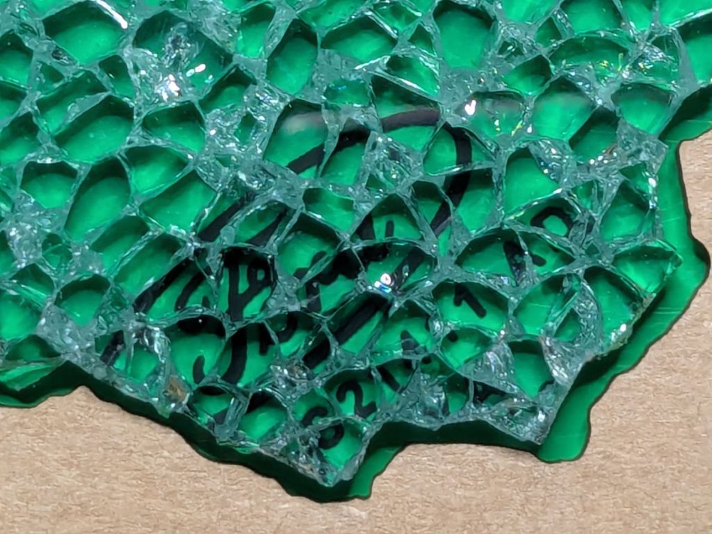 3D Printed Smashed Glass Coasters: Fragment&nbsp;Outlines