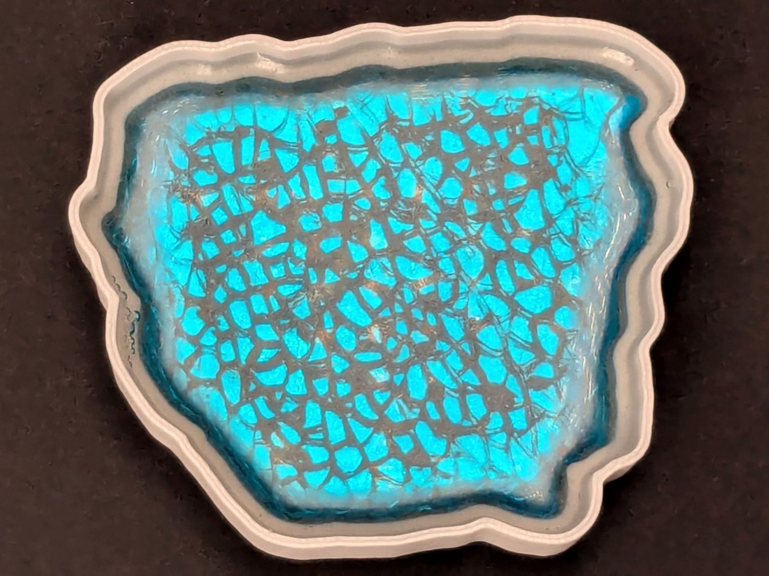 Smashed Glass Clutter Collector - top view