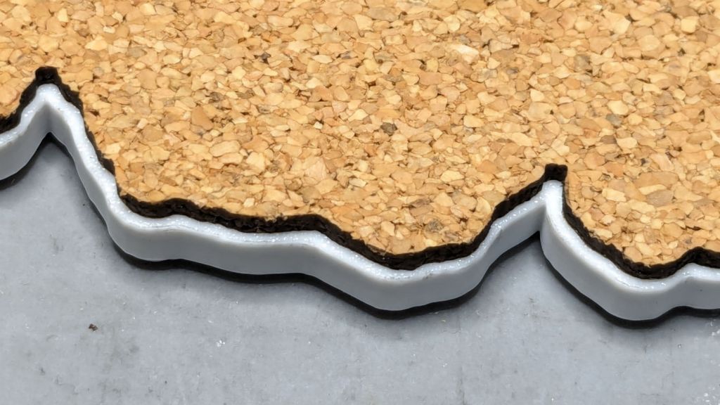 3D Printed Smashed Glass Coasters: Cork Alignment&nbsp;Fixture