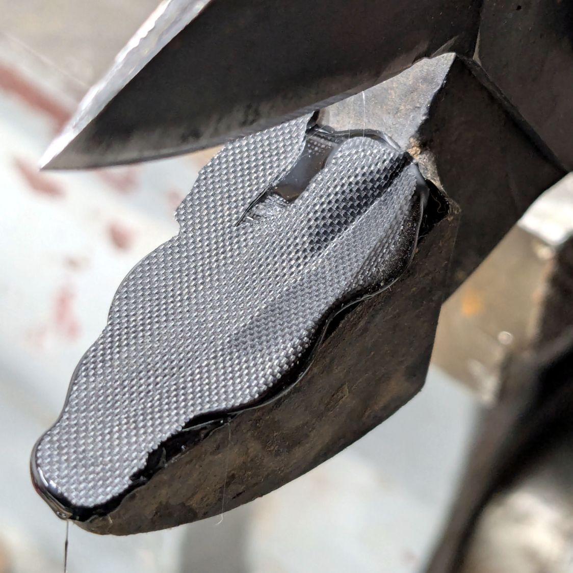 Fiskars lopper jaw repair - blade indent