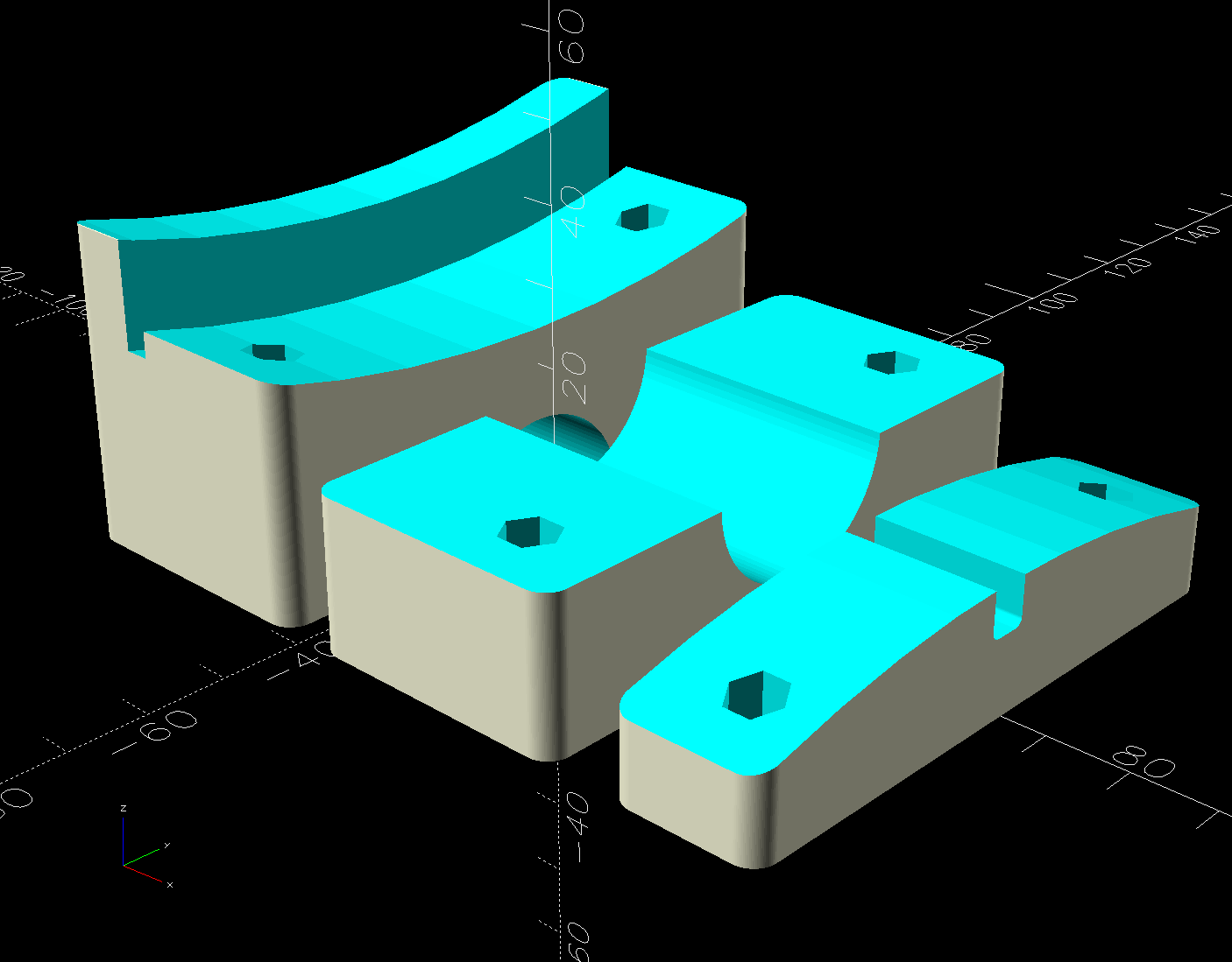 Bird Feeder Tray Mount - build layout